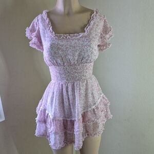 Floral Ruffle Dress